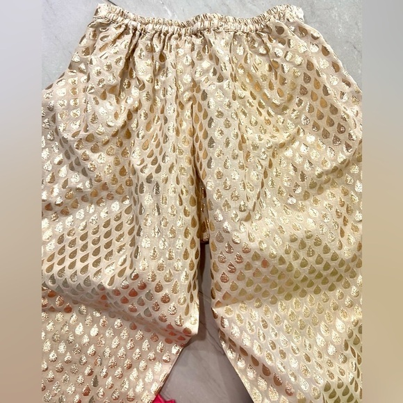 Indian Satin Silk Ladies Plus Size Alibaba Harem Pants Baggy Gold,Lined,size S - Picture 5 of 12
